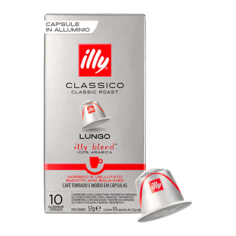 Cápsula de Café Illy Clásico Lungo x10 un.